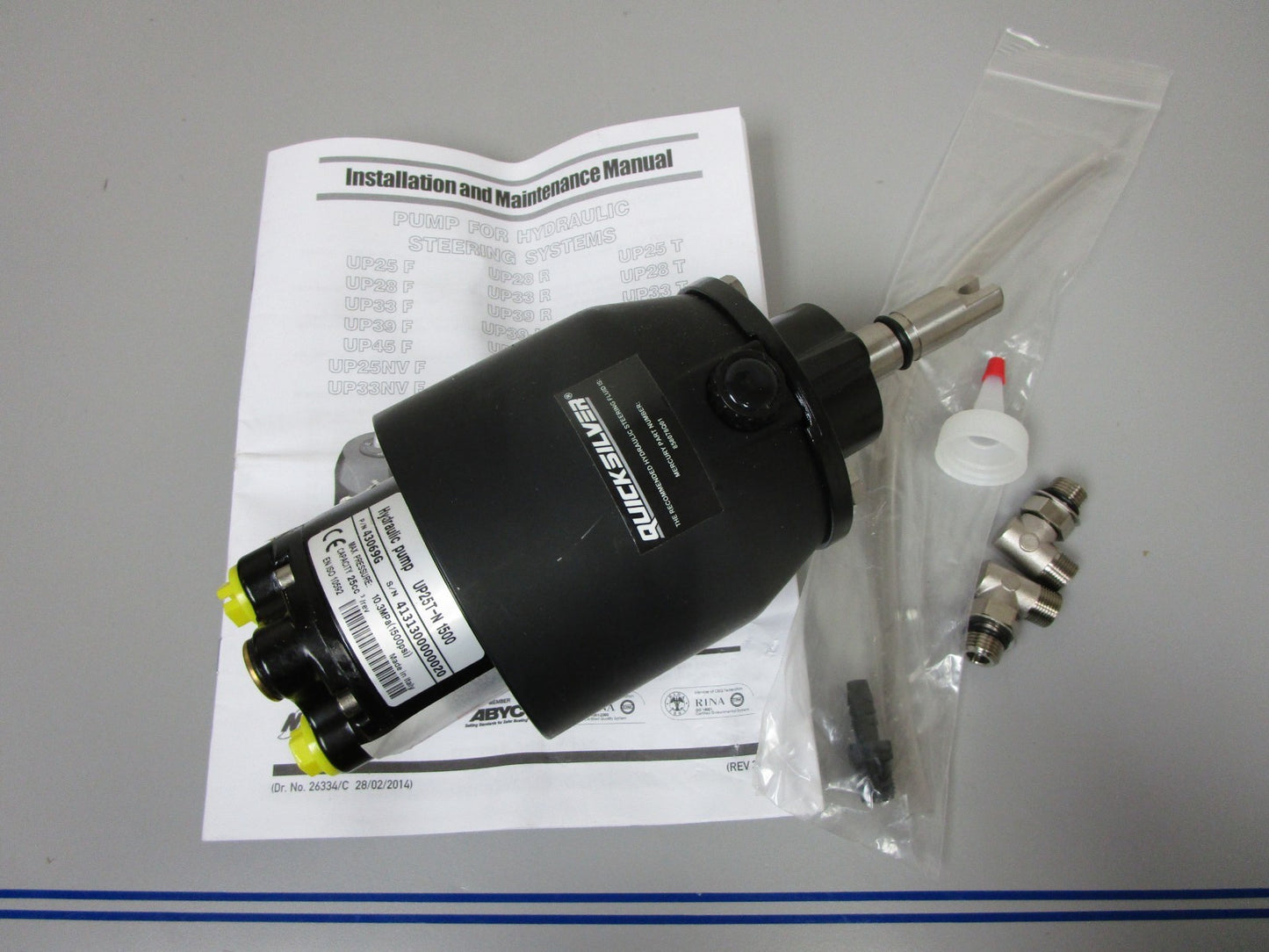 *NEW OEM* 0720 UFlex Mercury Tilt Mount Helm Hydraulic Pump UP25T-N 1500