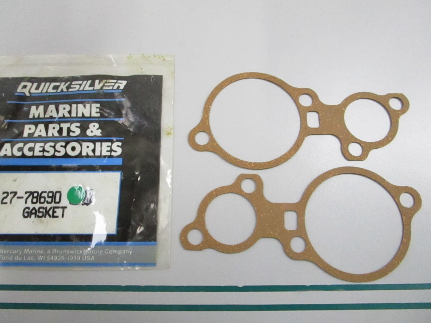 NEW OEM (LOT OF 2) 27-78690 Mercury Quicksilver Gasket 0810