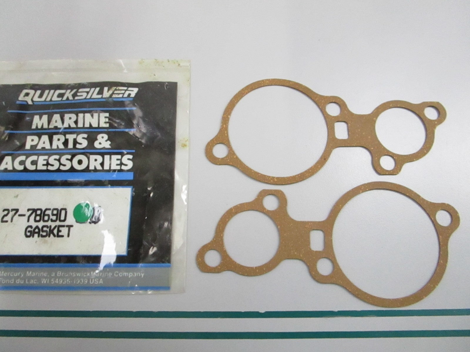 NEW OEM (LOT OF 2) 27-78690 Mercury Quicksilver Gasket 0810
