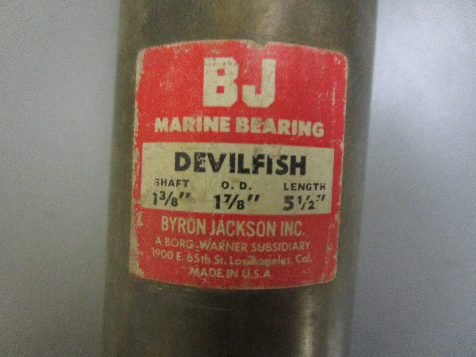 *NEW* 0820 Morse 1.375×1.875×5.5 Devilfish Bearing E01900