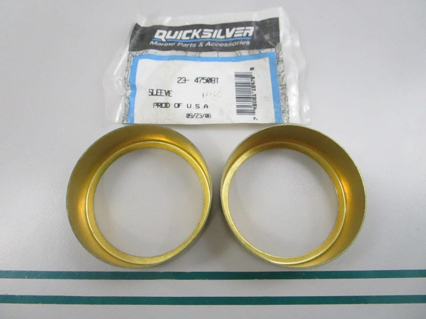 NEW OEM (LOT OF 2) 23-47508T Mercury Quicksilver Sleeve 0810