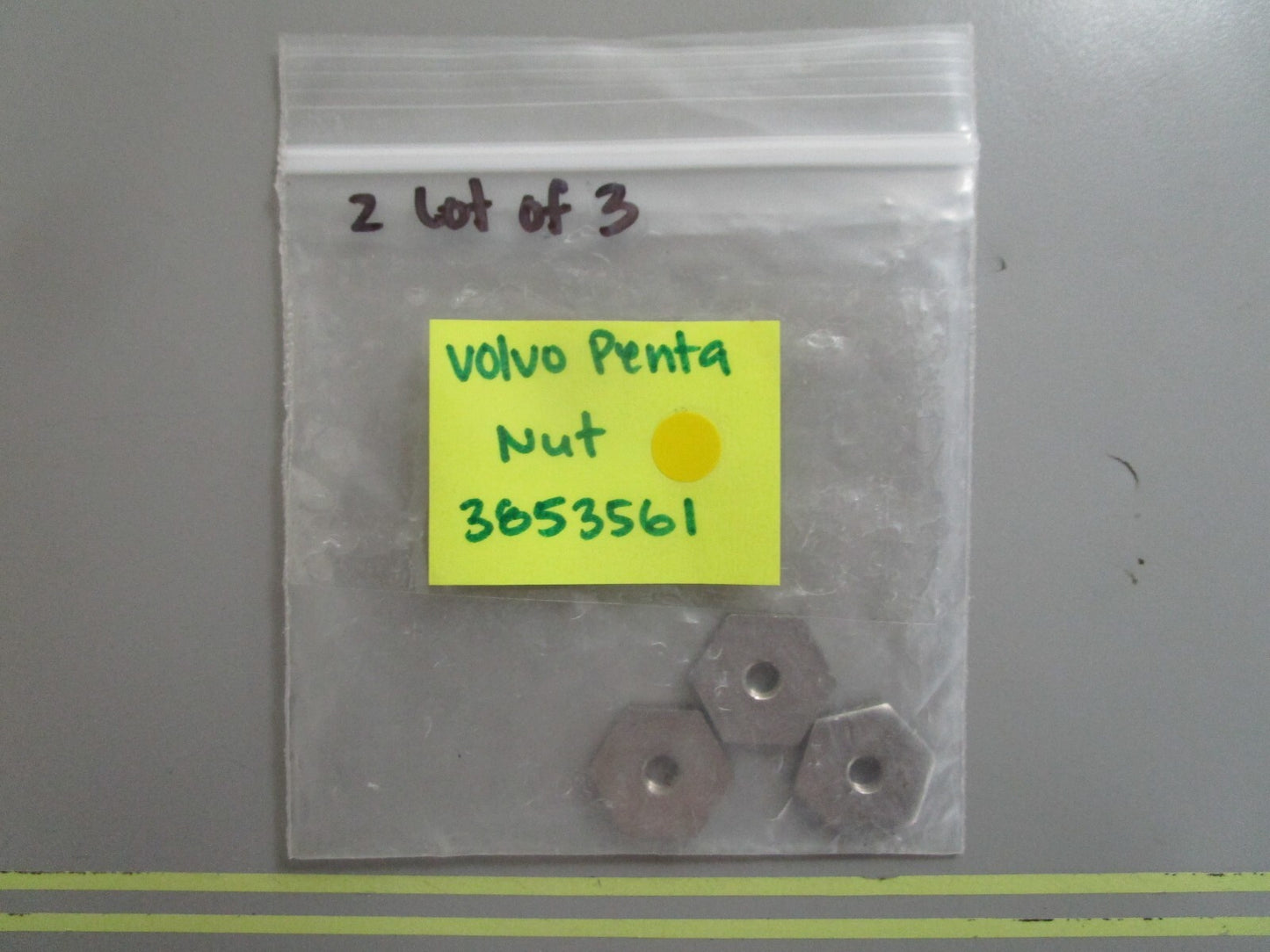 *NEW OEM* (LOT OF 3) 0810 Volvo Penta Nut 3853561