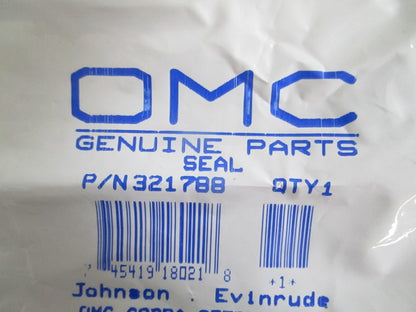NEW OEM 321788 0321788 OMC Johnson Evinrude Seal 0820