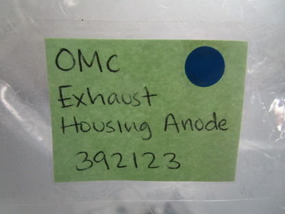 *NEW OEM* 0820 OMC Johnson Evinrude Exhaust Housing Anode 392123 0392123