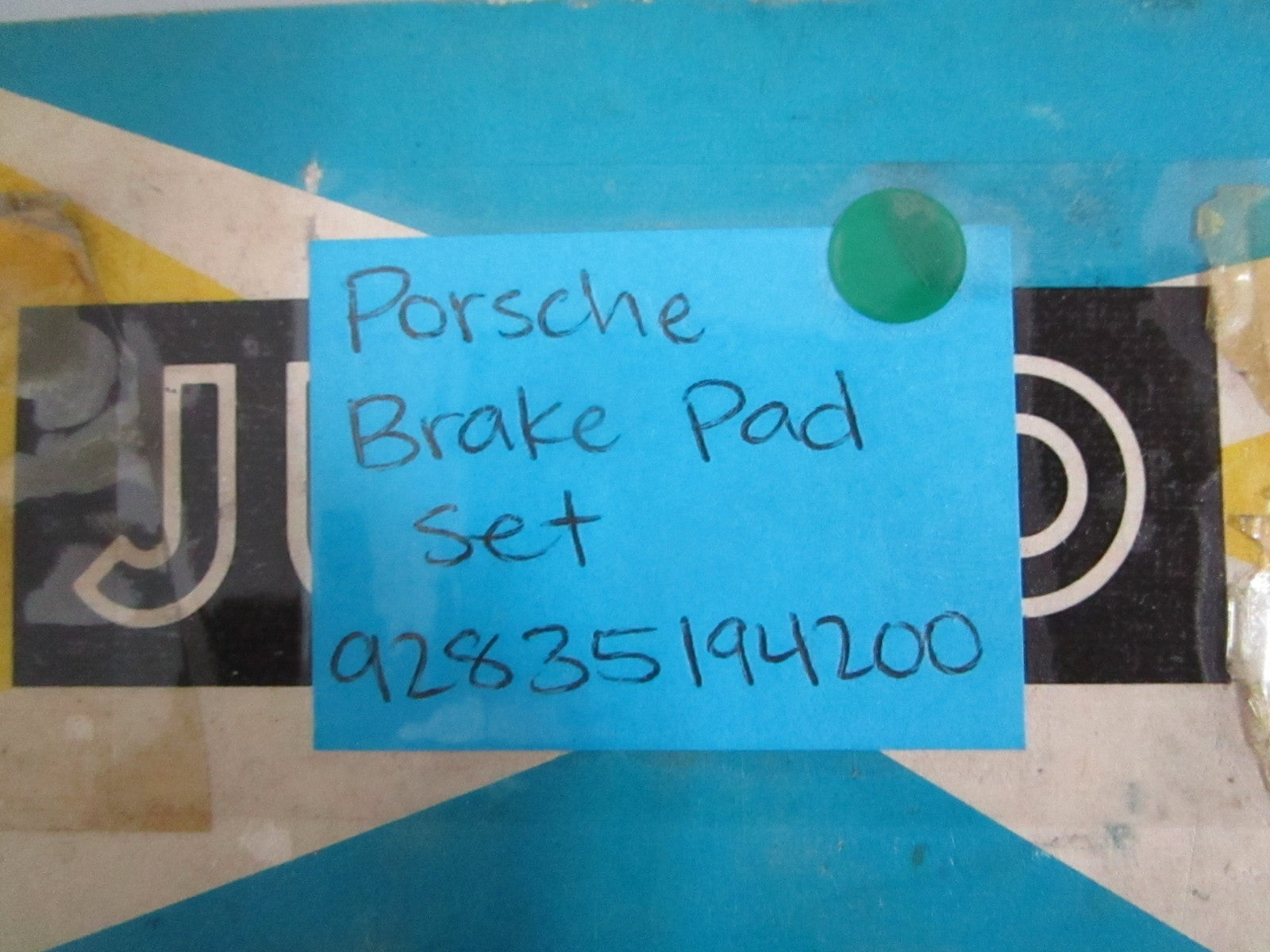 NEW OEM 92835194200 Porsche Jurid Brake Pad Set 0820