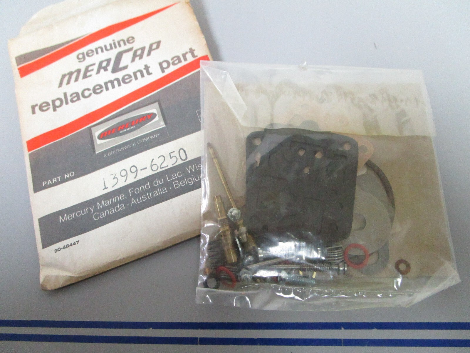 *NEW OEM* 0810 Mercury Quicksilver Carburetor Repair Kit 1399-6250