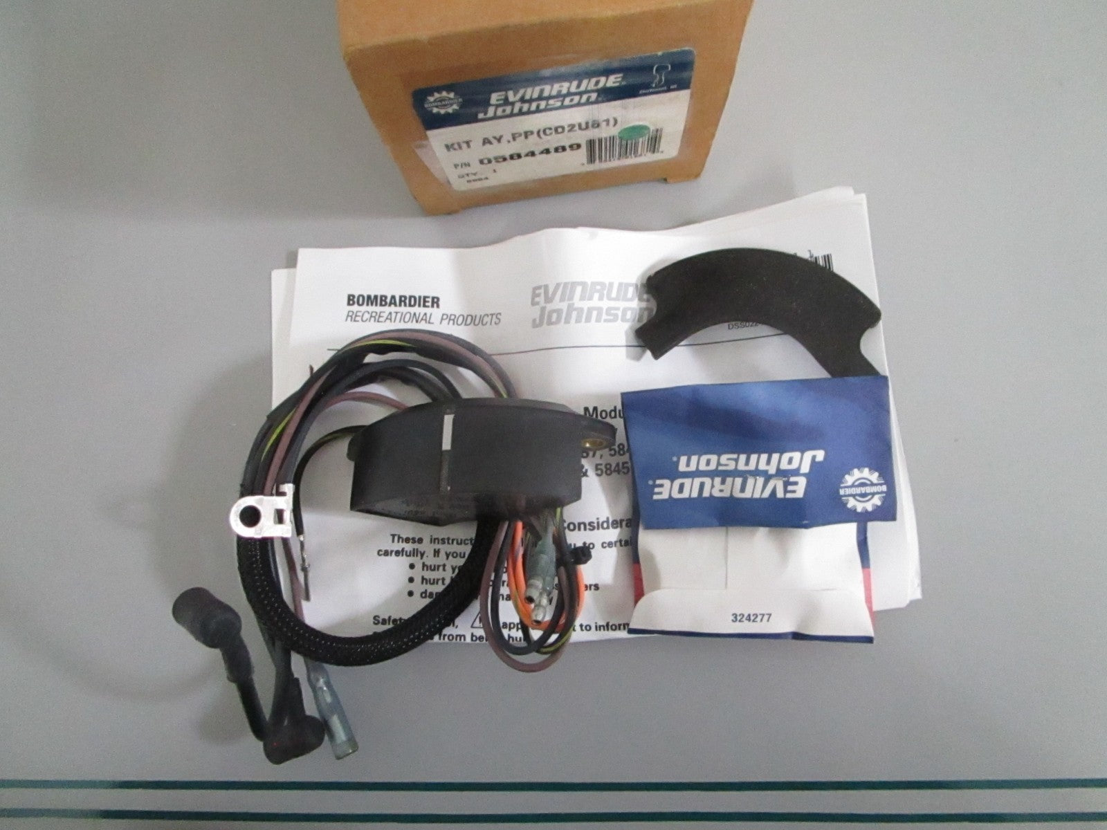 NEW OEM 584489 0584489 OMC Johnson Evinrude Power Pack (CD2U61) Kit Assy 0820