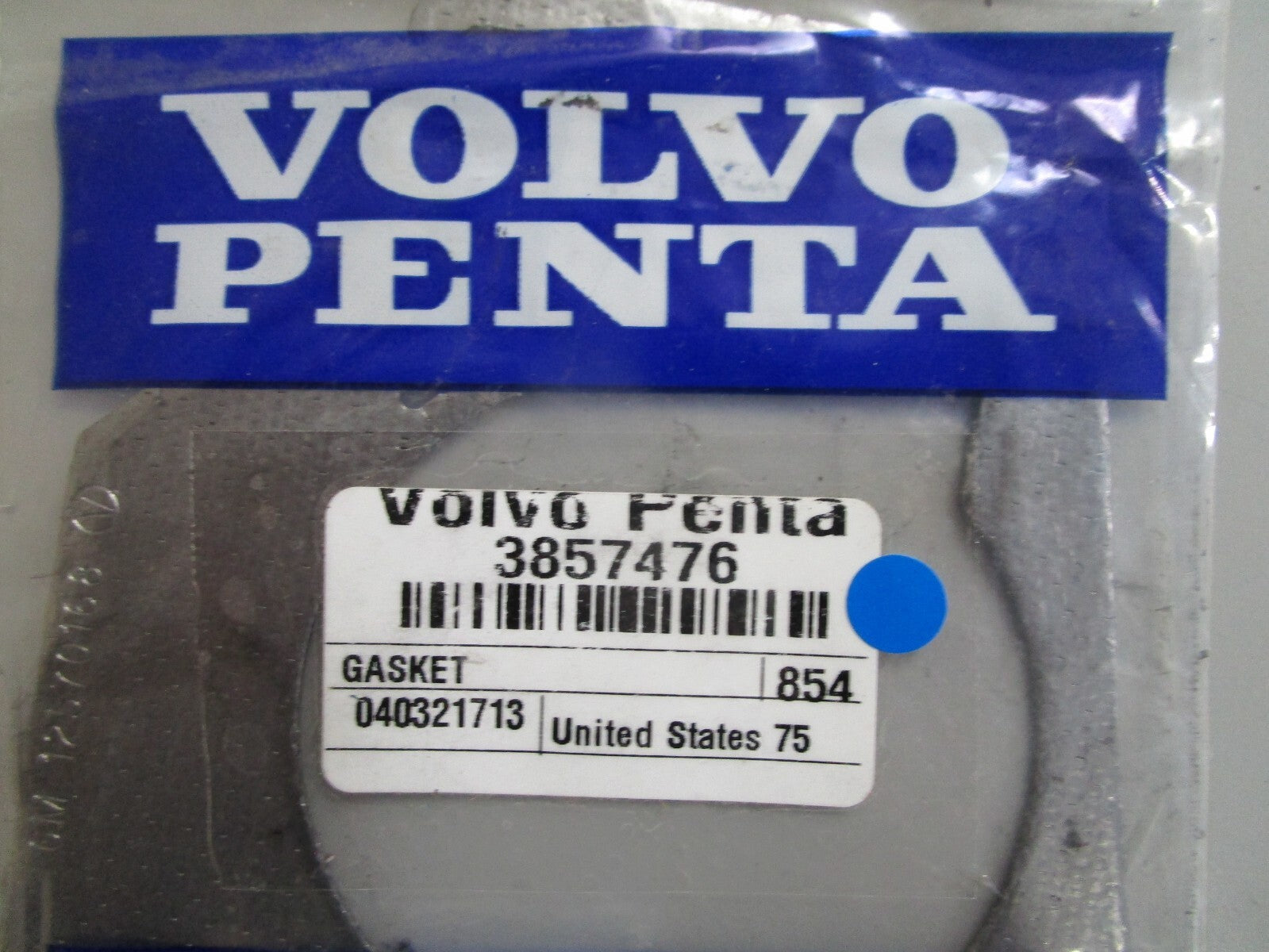 *NEW OEM* 0810 Volvo Penta Gasket 3857476