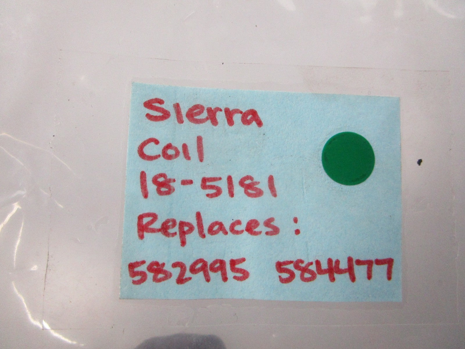 NEW 18-8151 Replaces: 582995 584477  Sierra Coil 0810