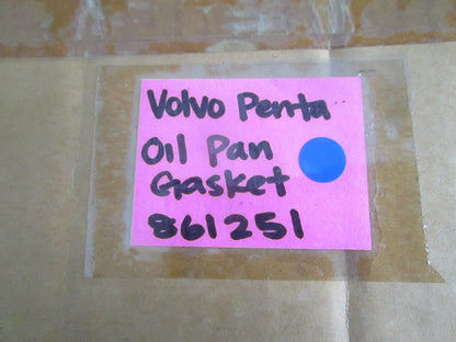 NEW OEM Volvo Penta 861251 Oil Pan Gasket 0820