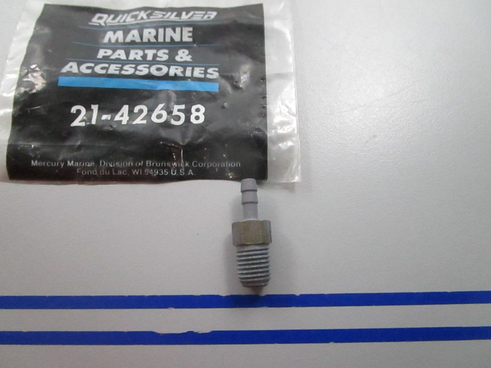 NEW OEM 21-42658 Mercury Quicksilver Check Valve 0810