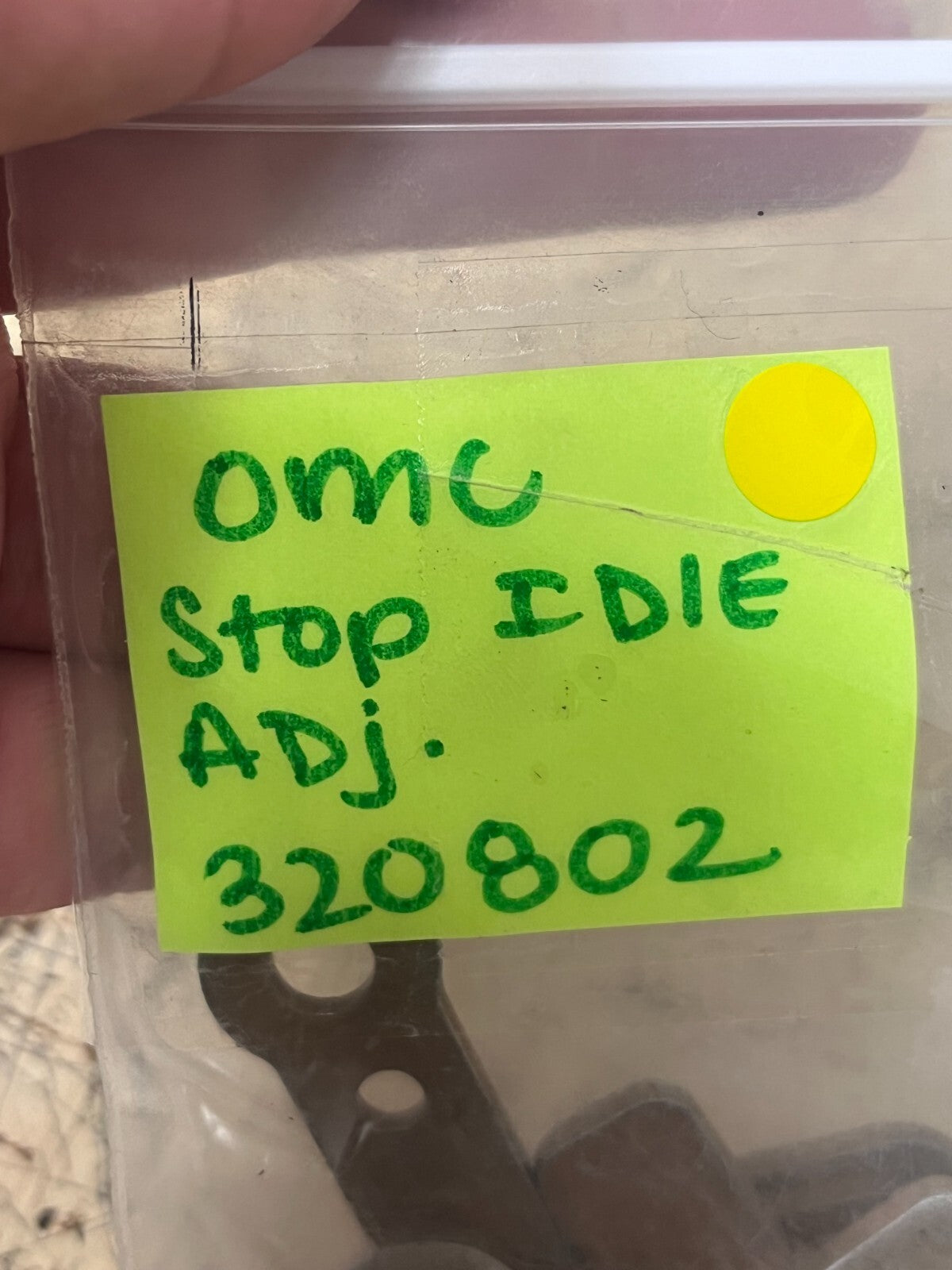 *NEW OEM* 0720 OMC Johnson Evinrude Stop Idle Adjust 320802 0320802