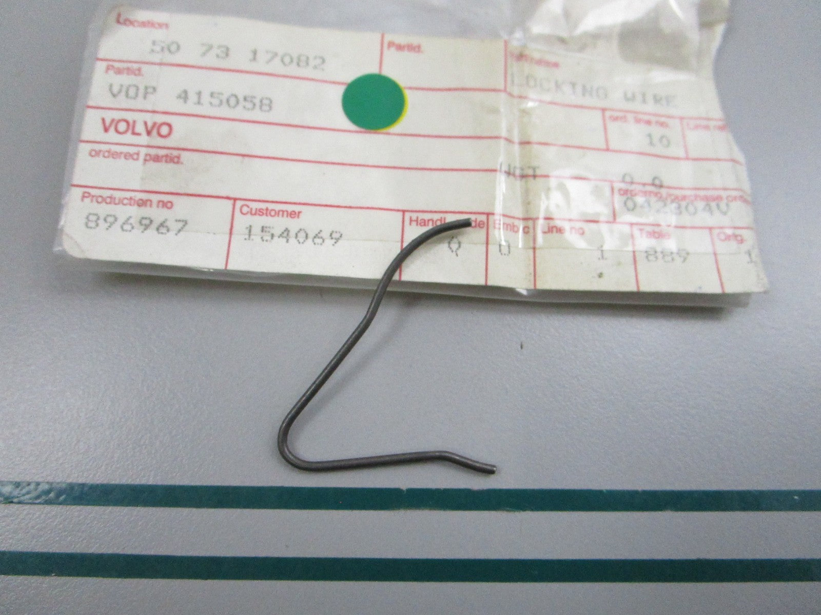 NEW OEM 415058 Volvo Penta Locking Wire 0810
