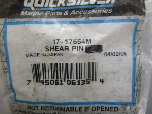 *NEW OEM* (LOT OF 4) 0770 Mercury Quicksilver Shear Pin 17-17554M