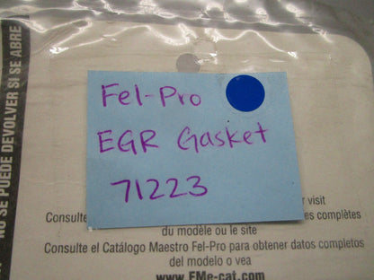 *NEW* 0810 Fel-Pro EGR Gasket 71223 Replaces: 3547-9D476AD