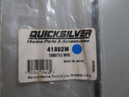 *NEW OEM* 0810 Mercury Quicksilver Throttle Wire 41892M