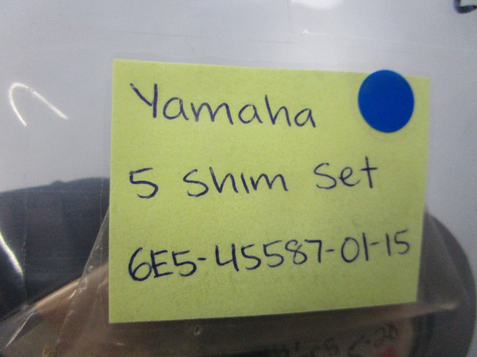 *NEW OEM* (LOT OF 5) 0810 Yamaha Shim Set 6E5-45587-01-15