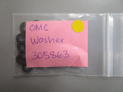 *NEW OEM* (LOT OF 5) 0810 OMC Johnson Evinrude Washer 305863 0305863