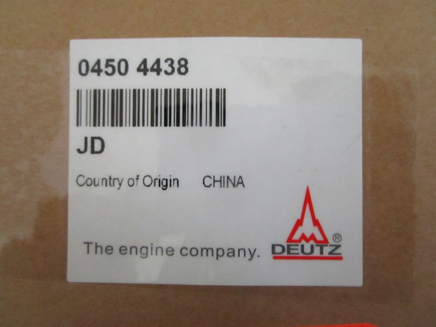 NEW OEM 0450-4438 Deutz Fuel Filter 0820