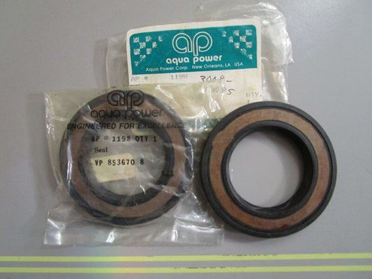 *NEW* (LOT OF 2) 0770 Aqua Power Seal 1198 Replaces: Volvo 853670