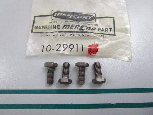 NEW OEM (LOT OF 4) 10-29911 Mercury Quicksilver Screw 0810