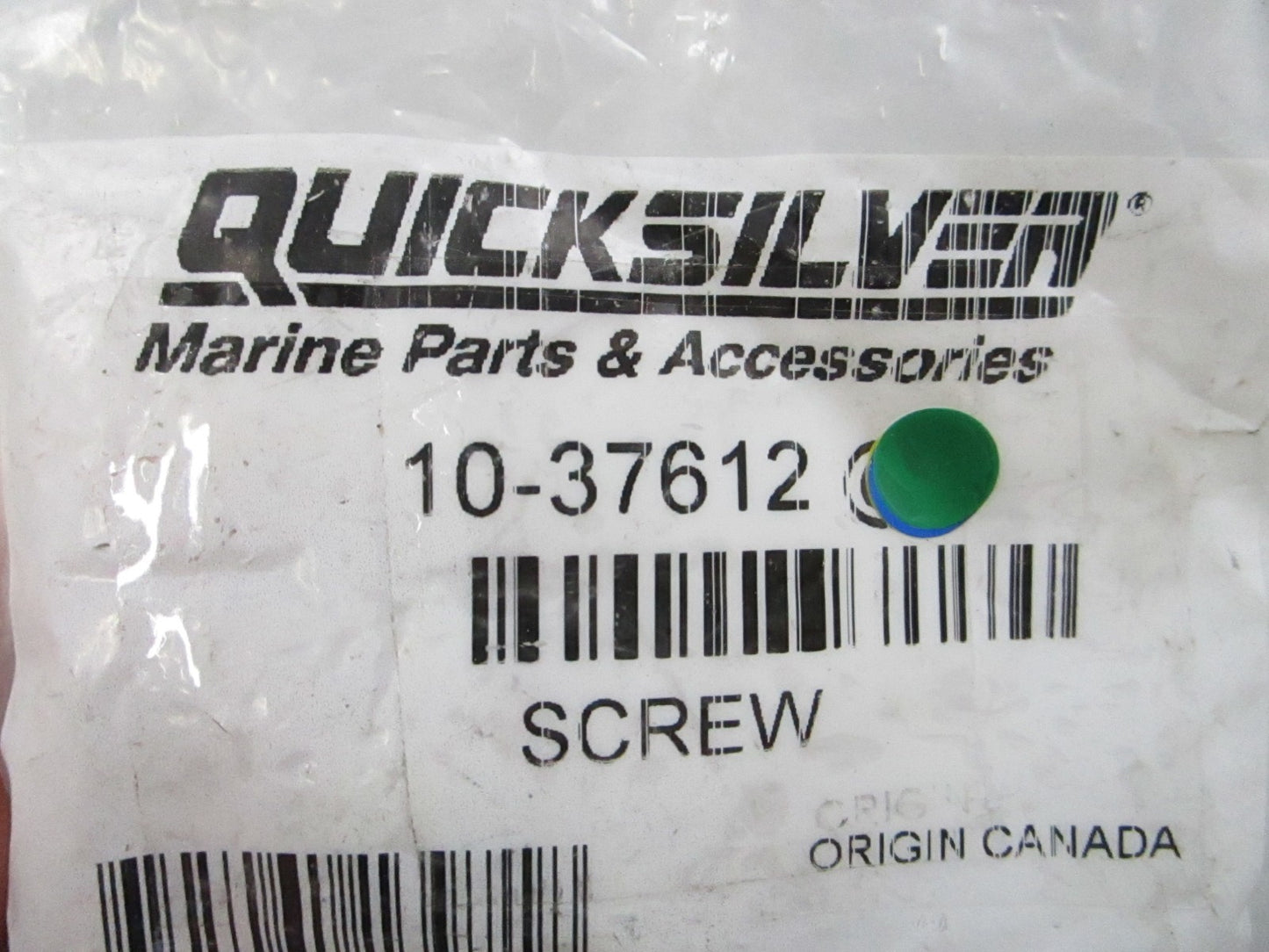 NEW OEM (LOT OF 5) 10-37612 Mercury Quicksilver Screw 0810