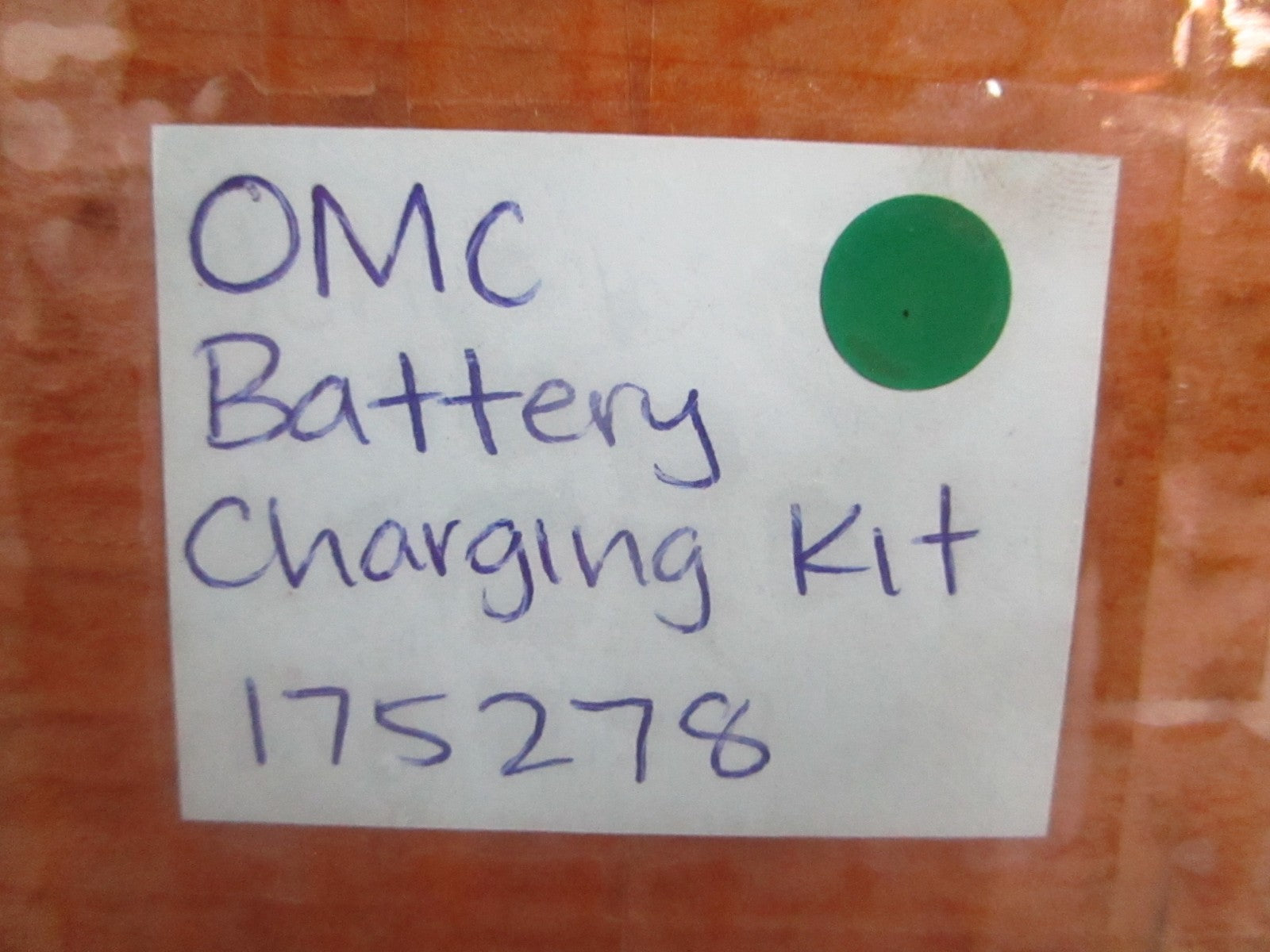 NEW OEM 175278 0175278 OMC Johnson Evinrude Battery Charging Kit 0820