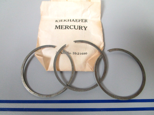 NEW OEM 39-21680 Mercury Quicksilver 3 Piston Ring Set 0810