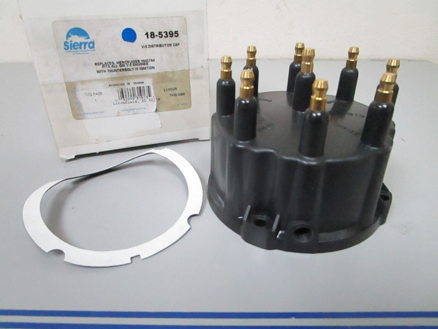 *NEW* 0720 Sierra V8 Distributor Cap 18-5395 Replaces: Mercruiser 16457A4