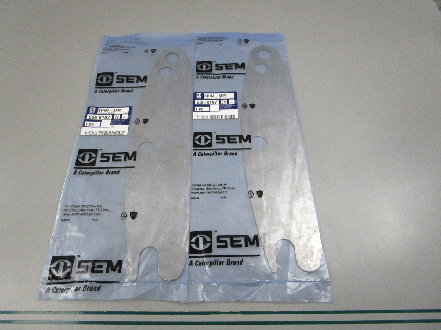 NEW OEM (LOT OF 2) 535-8200 CAT SEM Shim 0810