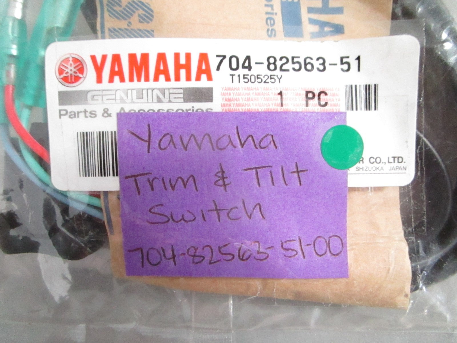 NEW OEM 704-82563-51-00 Yamaha Trim & Tilt Switch 0820