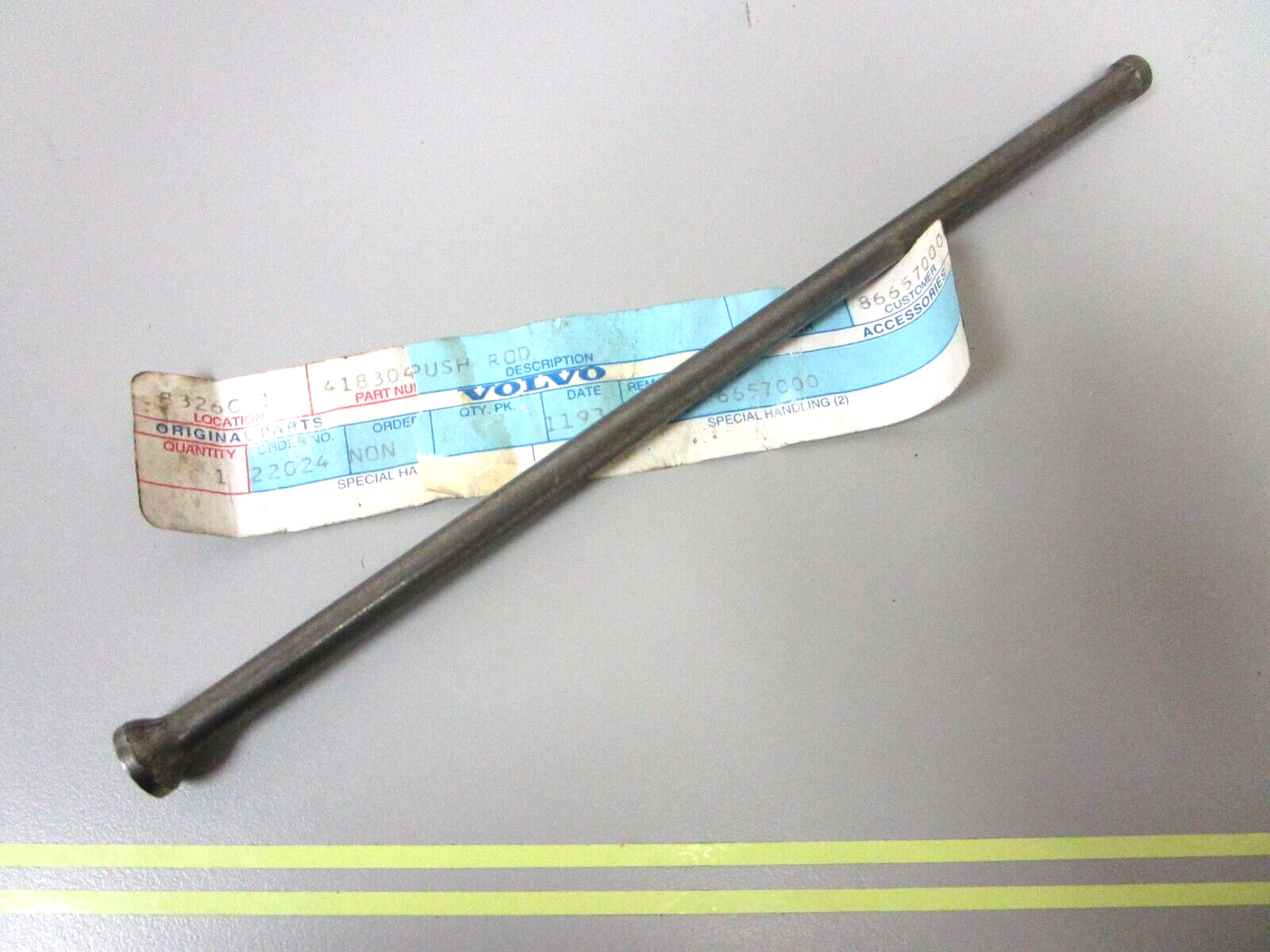 *NEW OEM* 0750 Volvo Penta PUSH ROD 418304