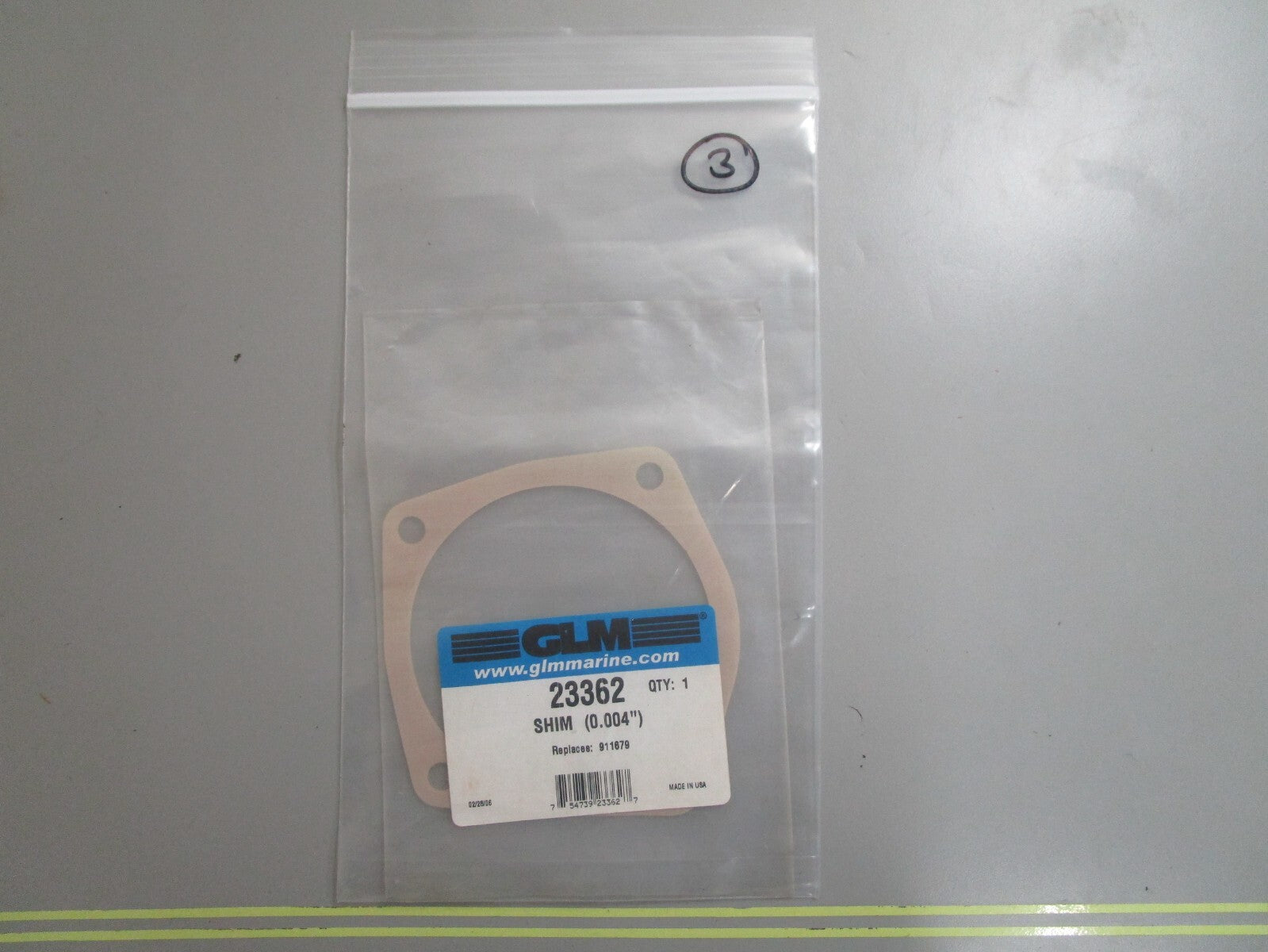 *NEW* 0810 GLM Shim (0.004") 23362 Replaces: 911679