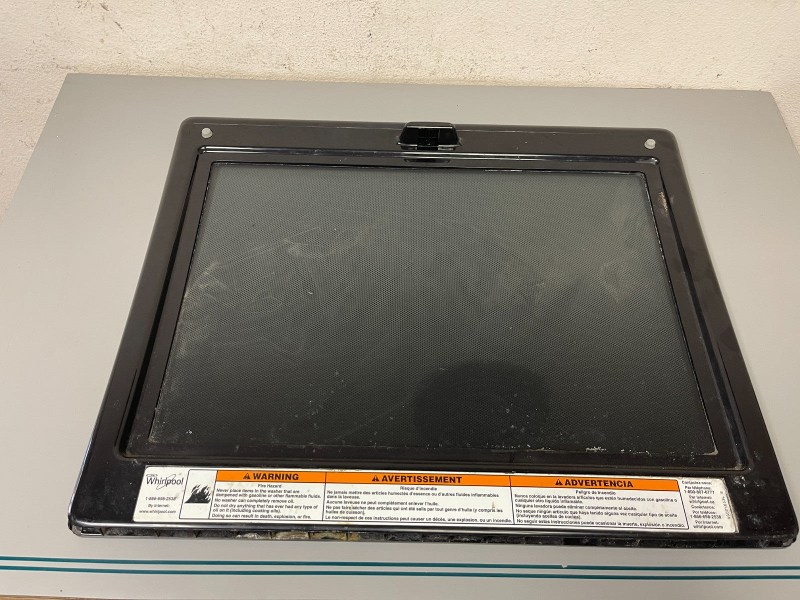 NEW OEM W10535776 Whirlpool Outer Door Glass 0820