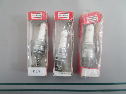 NEW OEM (LOT OF 3) P8Y Champion Spark Plug 0820