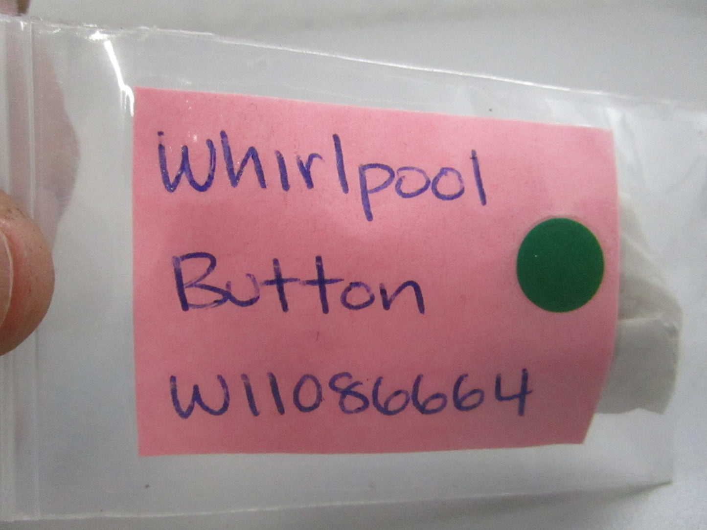Whirlpool NEW OEM Microwave Push Button W11086664 IBMS1455 WMH31017 NOS 0810