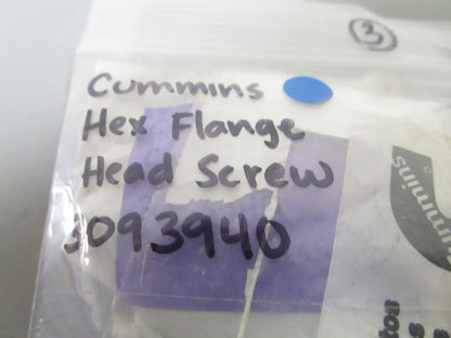 *NEW OEM* 0810 Cummins Hex Flange Head Screw 3093940