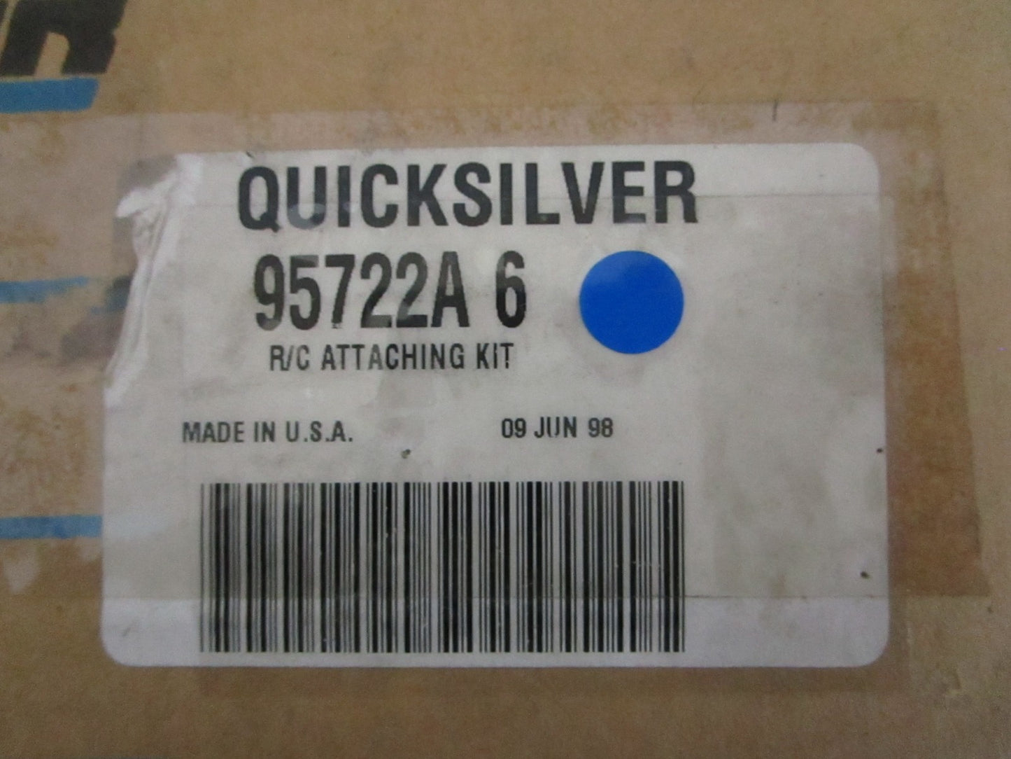 NEW OEM 95722A6 Mercury Quicksilver Remote Control Attachment Kit 0820