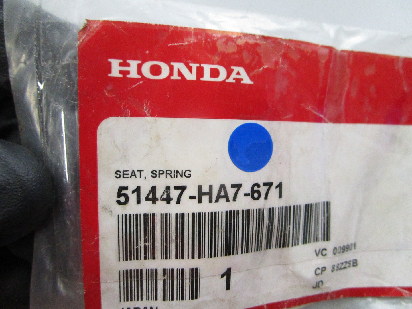 NEW OEM 51447-HA7-671 Honda Spring Seat 0810
