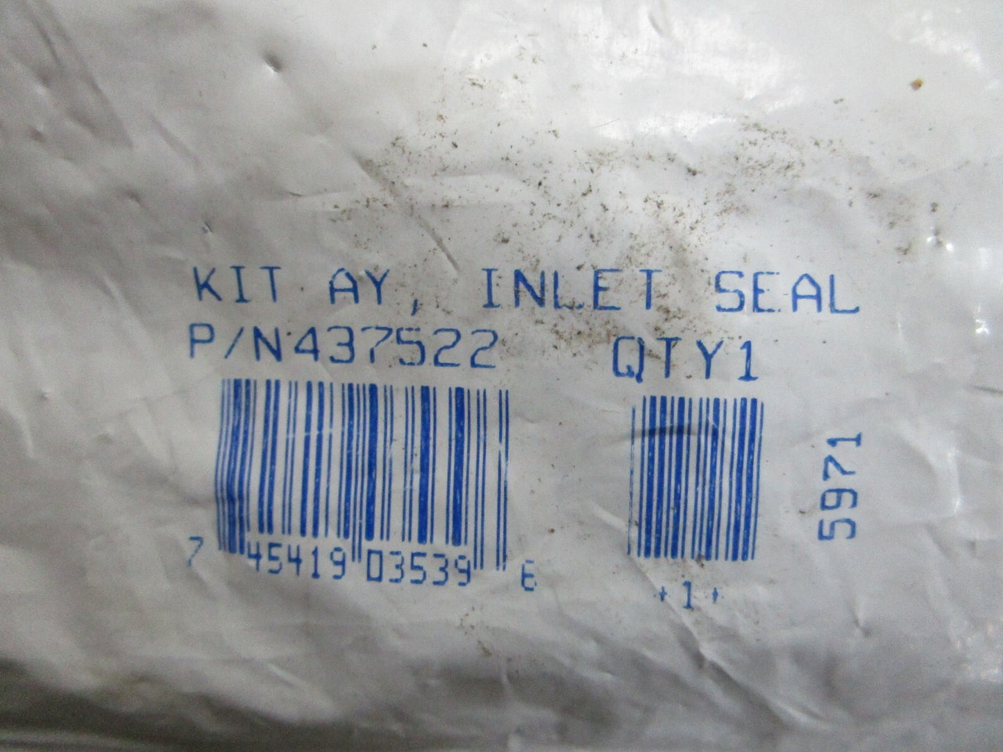 *NEW OEM* 0820 OMC Johnson Evinrude Inlet Seal Kit 437522 0437522