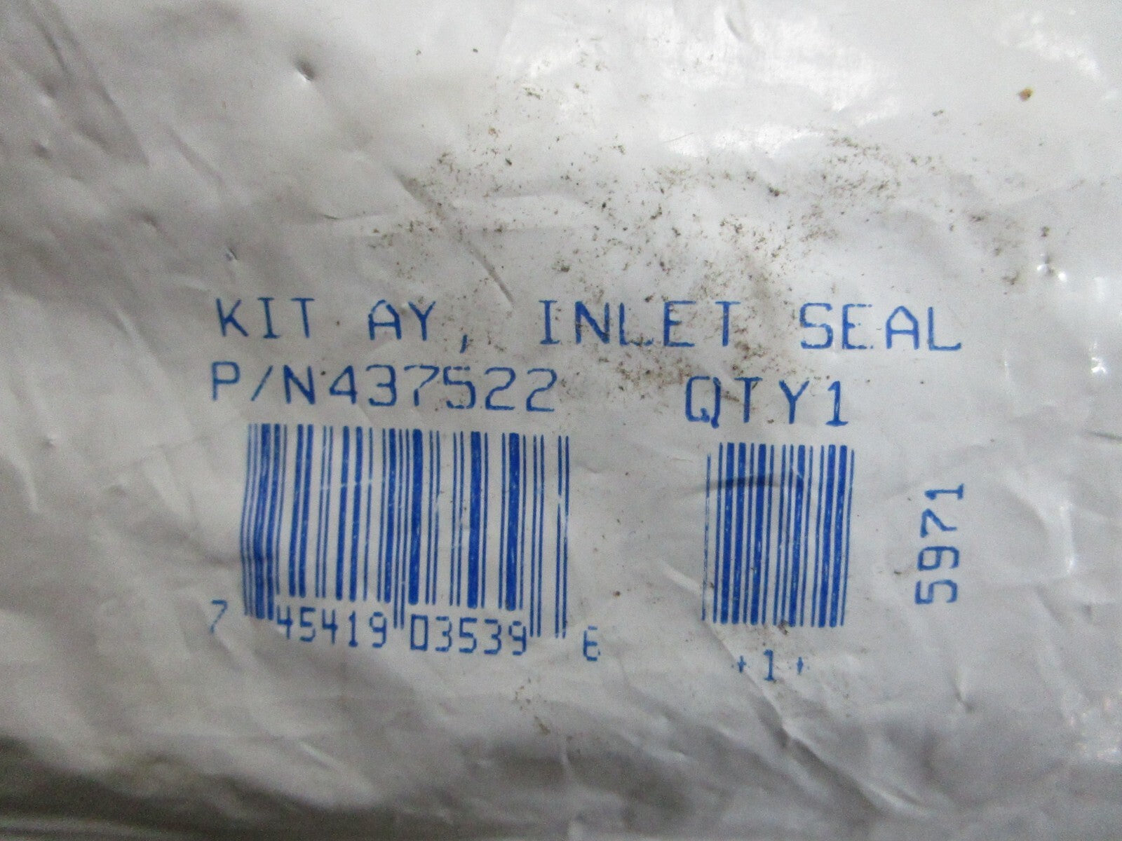 *NEW OEM* 0820 OMC Johnson Evinrude Inlet Seal Kit 437522 0437522