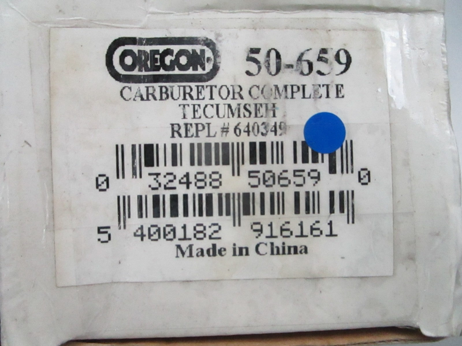 *NEW* 0810 Oregon Carburetor 50-659 Replaces: Tecumseh 640349