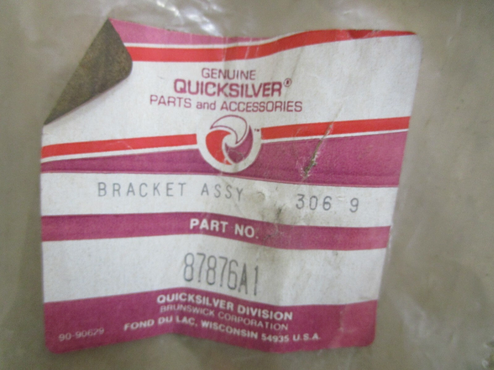 *NEW OEM* 0820 Mercury Quicksilver Bracket Assy 87876A1