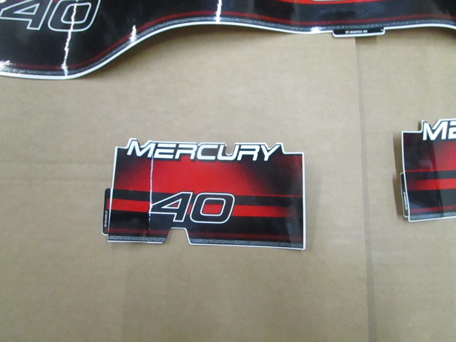 NEW OEM Mercury 37-830163A97 40hp Decal Set 0720