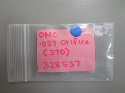 *NEW OEM* 0770 OMC Johnson Evinrude .037 Orifice (37D) 328537 0328537