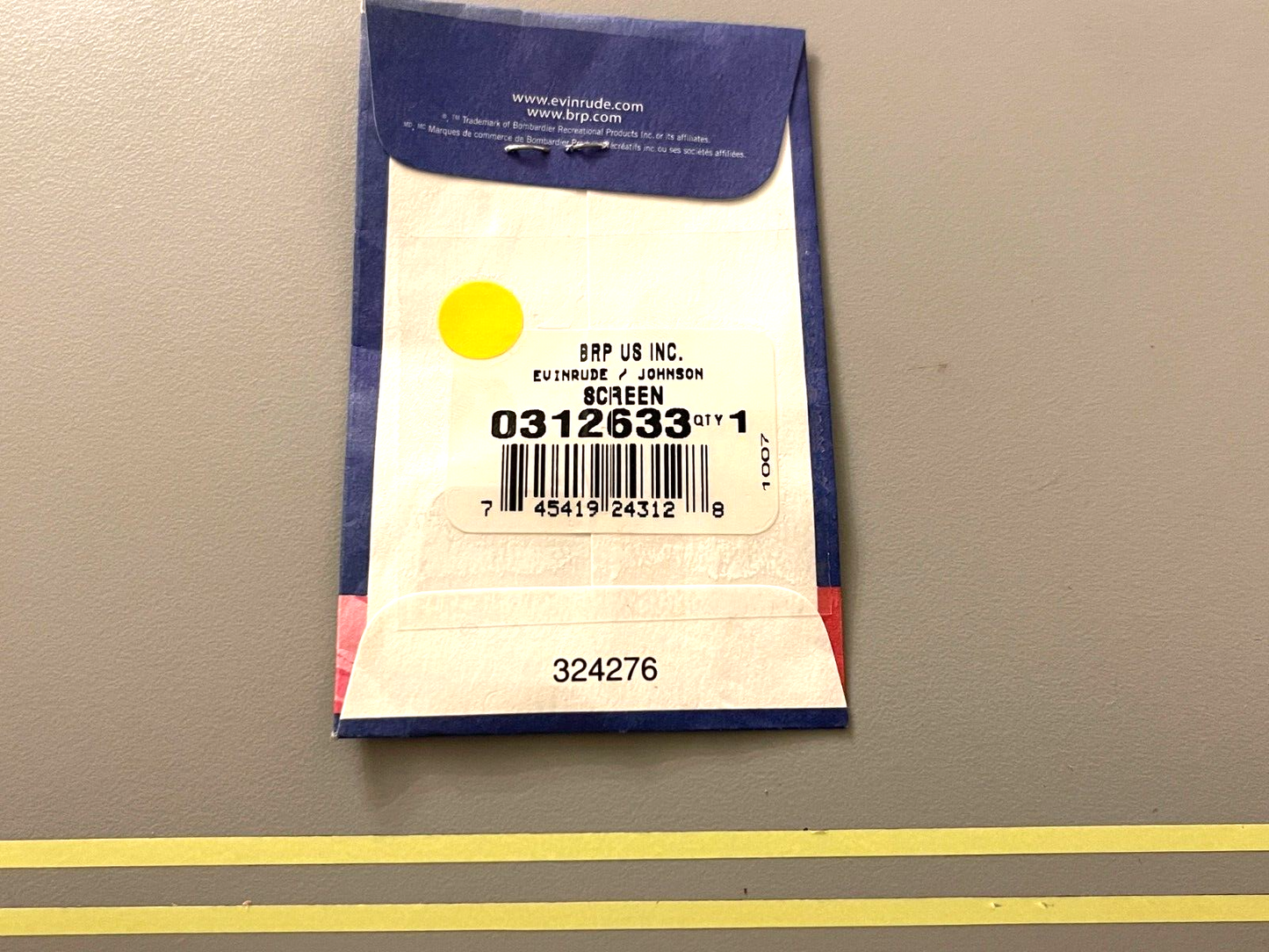*NEW OEM* 0750 OMC Johnson Evinrude SCREEN 312633 0312633
