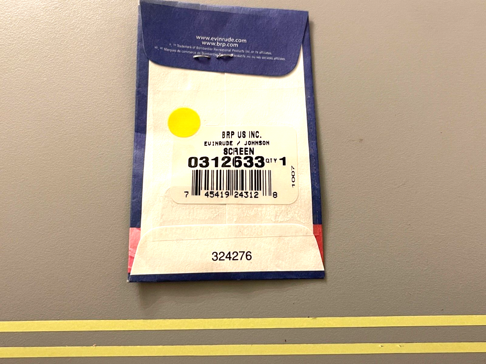*NEW OEM* 0750 OMC Johnson Evinrude SCREEN 312633 0312633