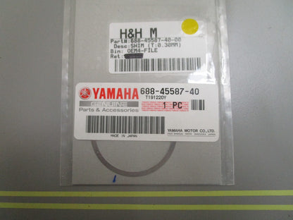 *NEW OEM* 0810 Yamaha (T:0.30MM) Shim 688-45587-40-00