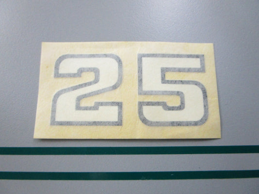 NEW OEM 37-82900M Mercury Quicksilver 25 HP Decal 0810
