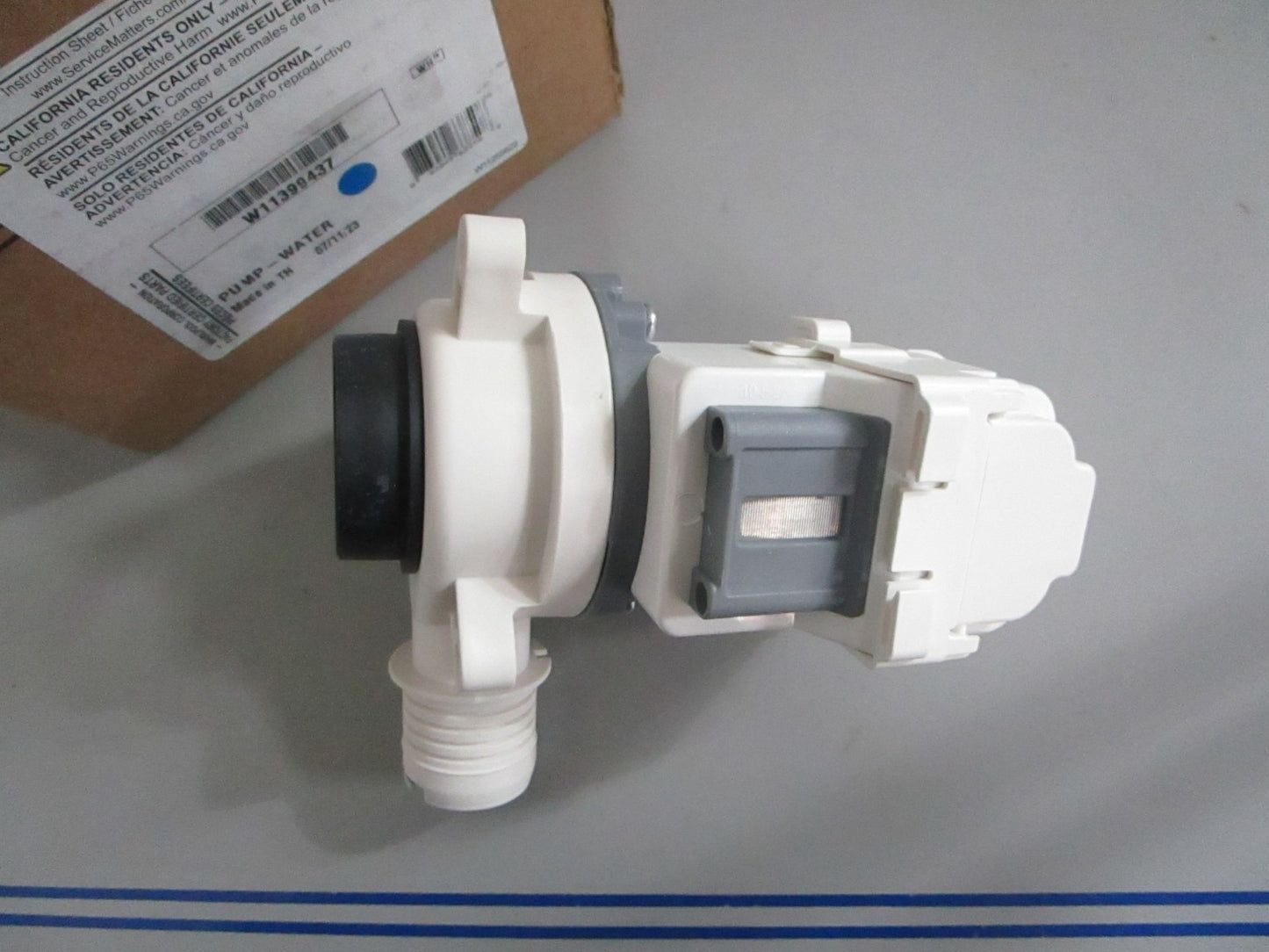 *NEW OEM* 0820 Whirlpool Water Pump W11399437